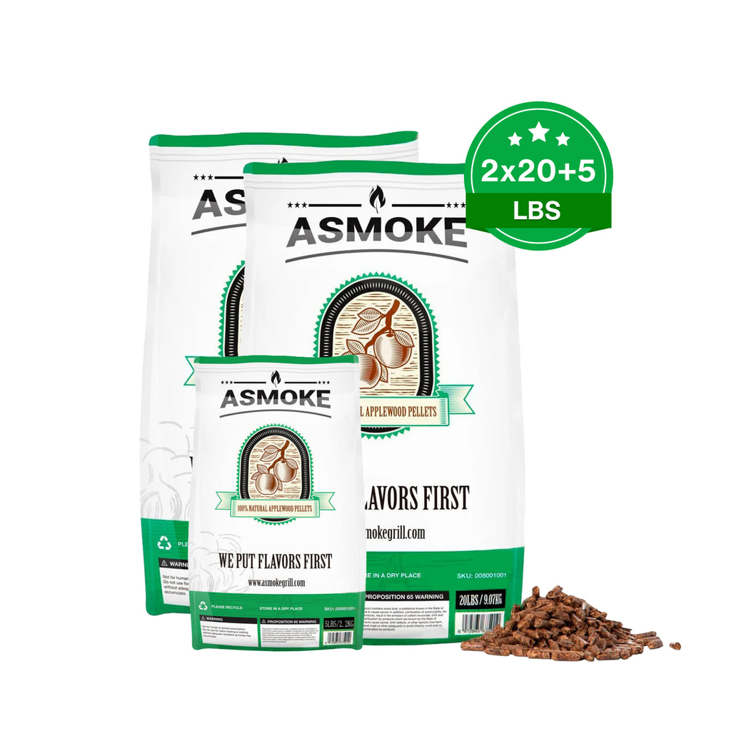 ASMOKE 100% Apple Wood Pellets