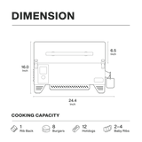 ASMOKE AS350 Portable Wood Pellet Grill and Smoker | ASCA™ - ASMOKE