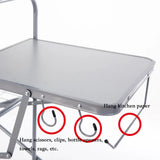 ASMOKE Foldable Portable Grill Table - ASMOKE