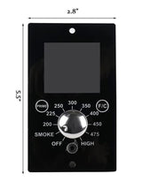 Control board with temp probe - ASMOKE