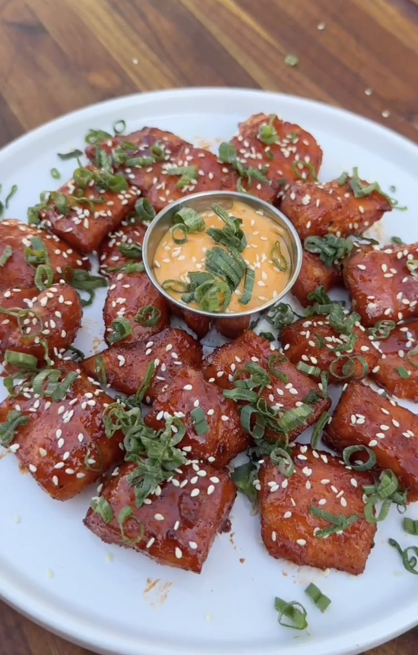 Smoked Salmon Burnt Ends