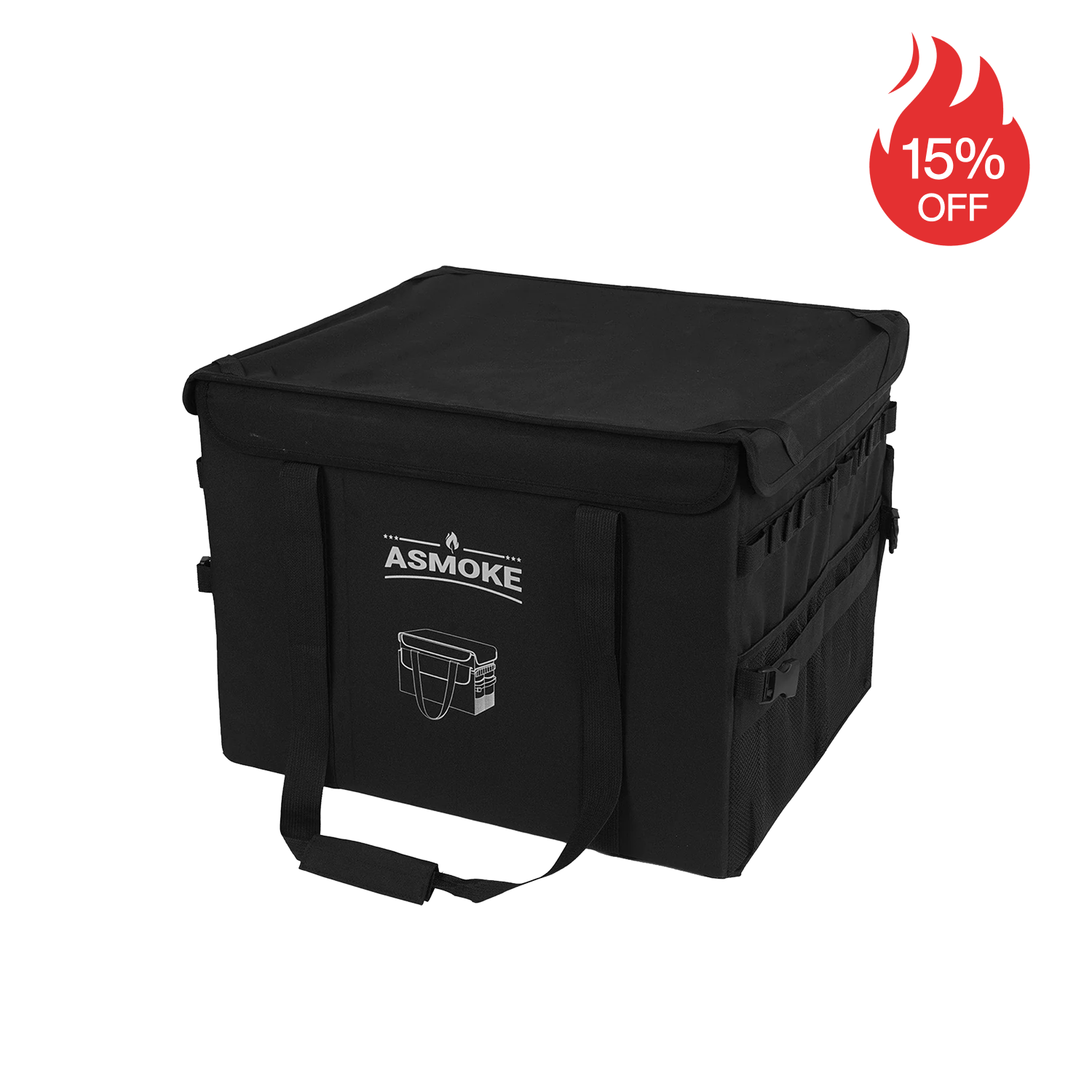 ASMOKE Essential Storage Bag 100% Apple Wood Pellets ASMOKE