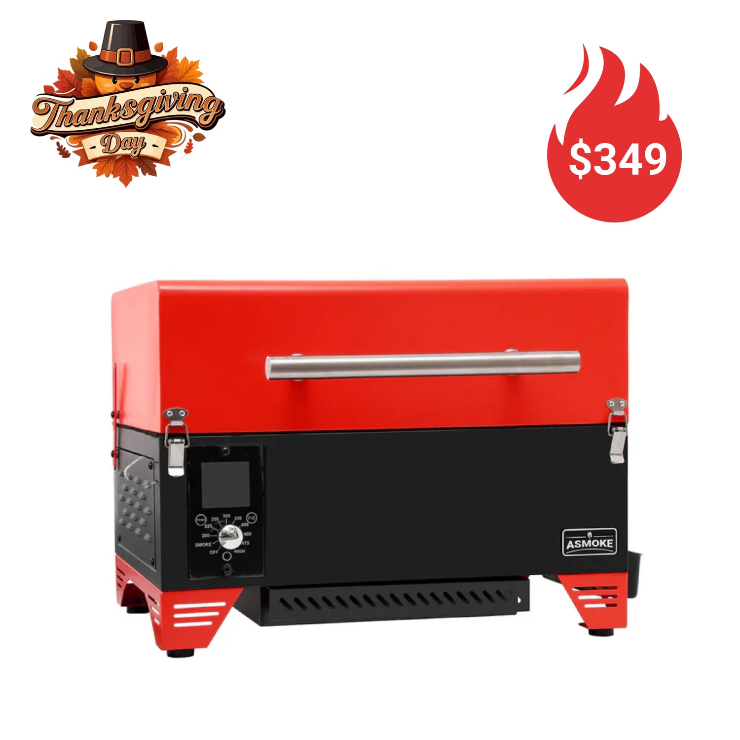 ASMOKE AS350/AS350DC Portable Wood Pellet Grill and Smoker | ASCA™