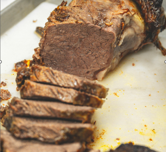 Grilled and Seared Steak