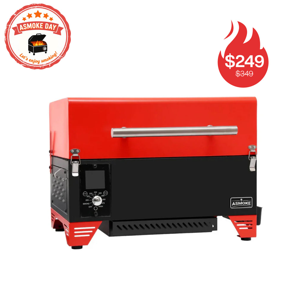Griglia e affumicatore portatile a pellet di legno ASMOKE AS350/AS350DC | ASCA™ 