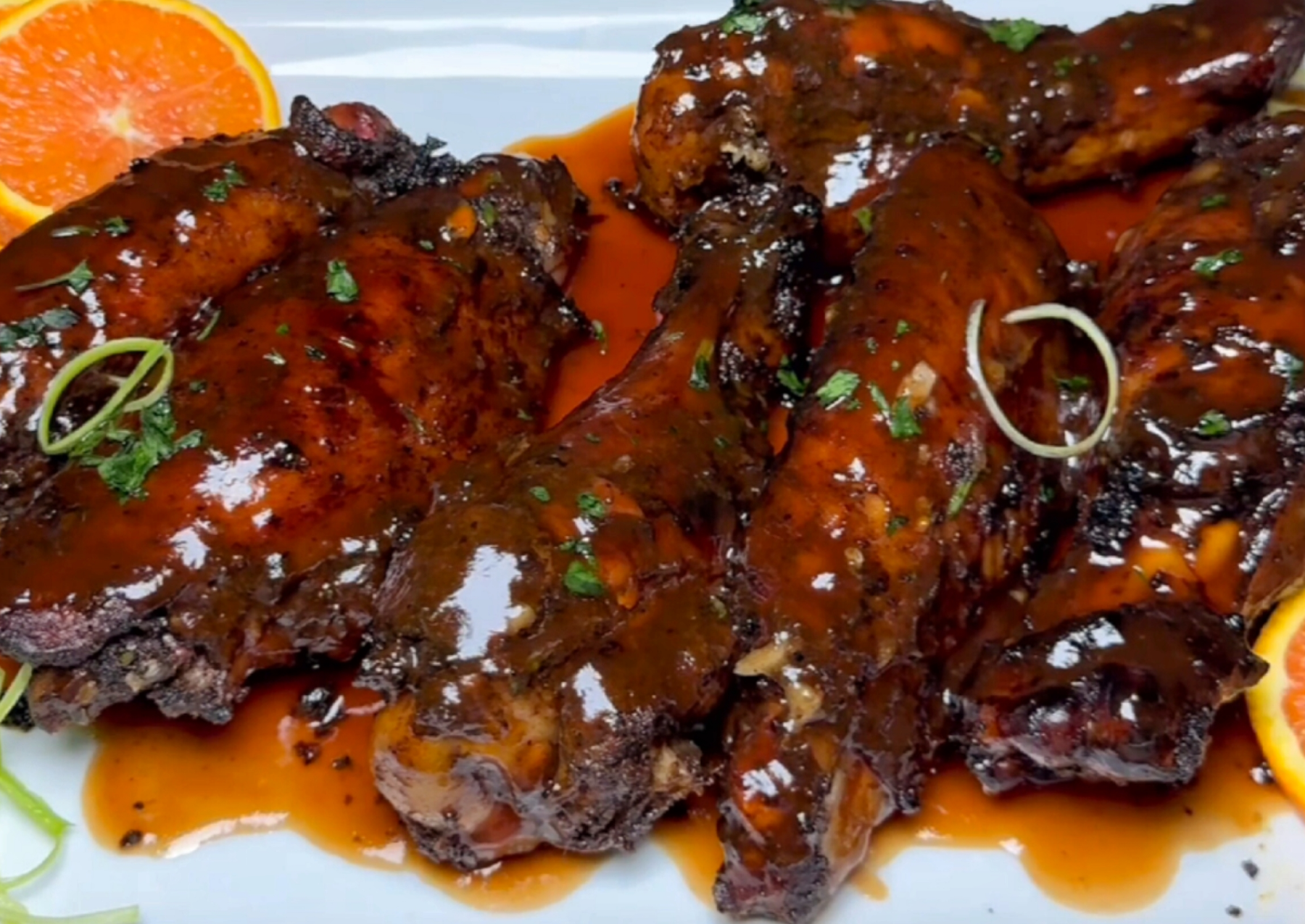 Easy Smoked Jerk Turkey Wings