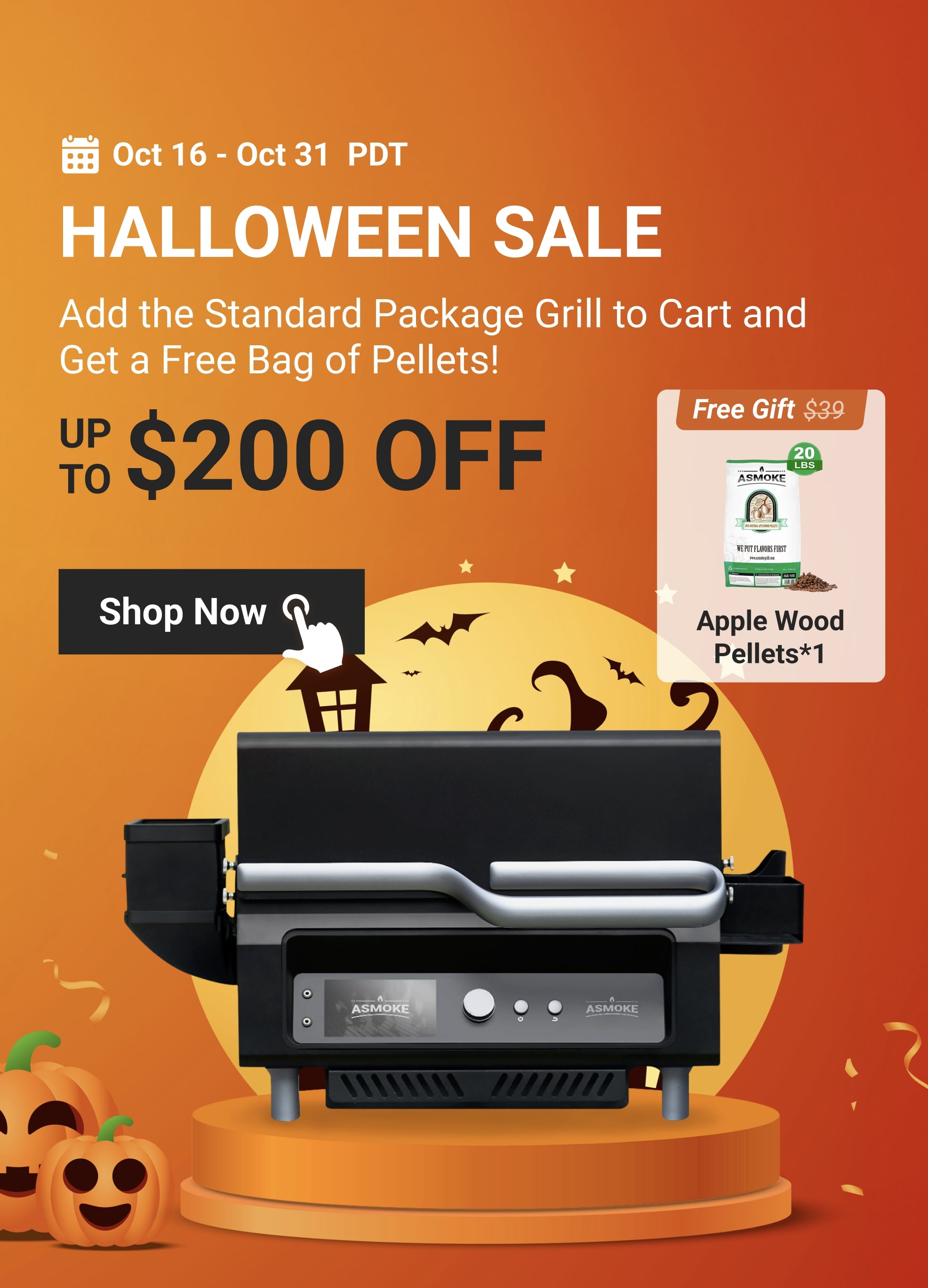 ASMOKE Portable Pellet Grills & Smoker