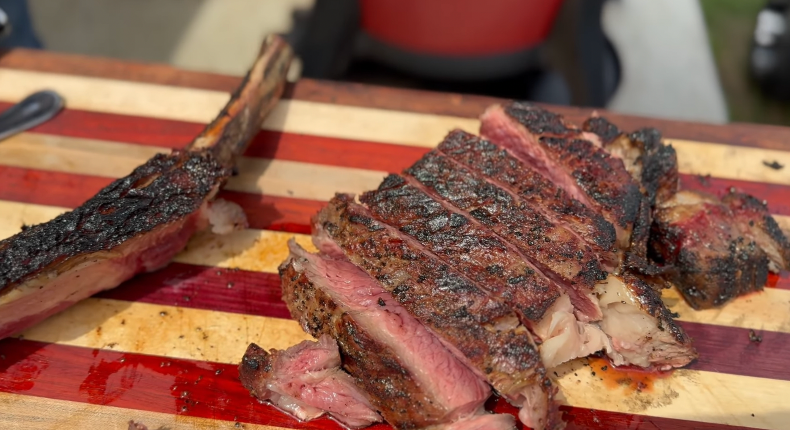 Smoked & Seared Tomahawk Steak