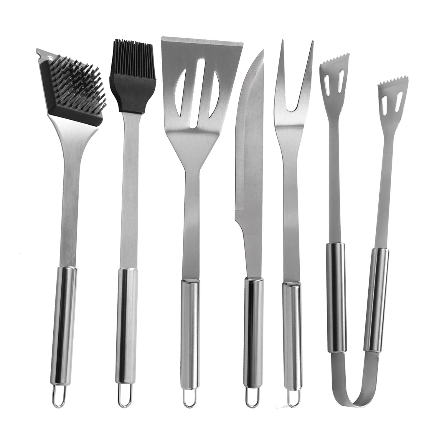 ASMOKE  Foldable Portable Grill Table Grill Cover  BBQ Tool Kit-1Basting Brush,Grill Brush,Spatula,Tongs,Fork,Grill Knife ASMOKE