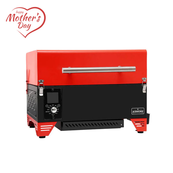 Portable Wood Pellet Grill and Smart Smoker with Built - in Screen - ASMOKE