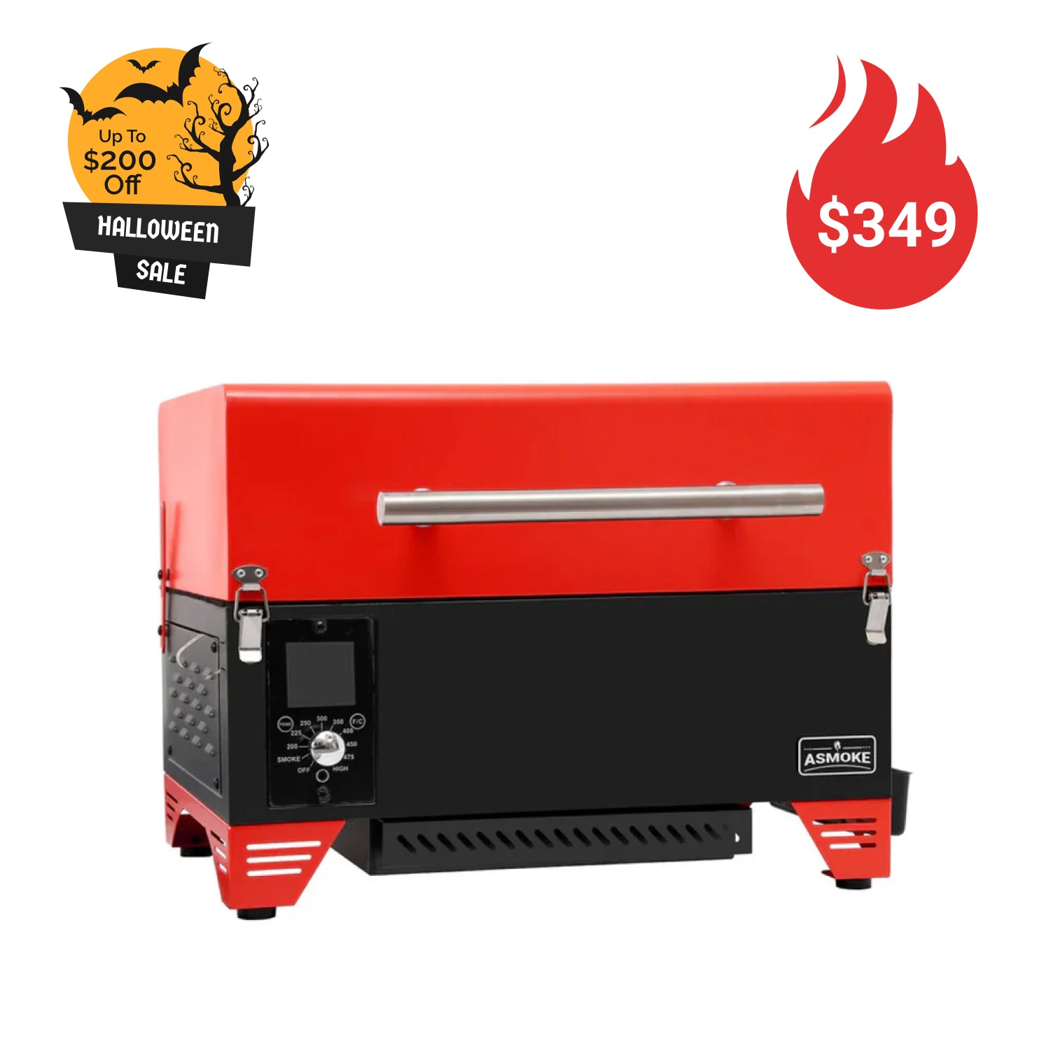 ASMOKE AS350/AS350DC Portable Wood Pellet Grill and Smoker | ASCA™