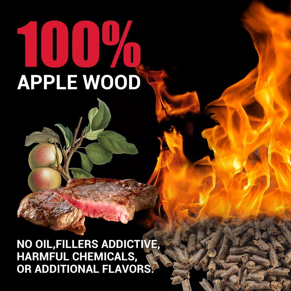 ASMOKE 100% Apple Wood Pellets