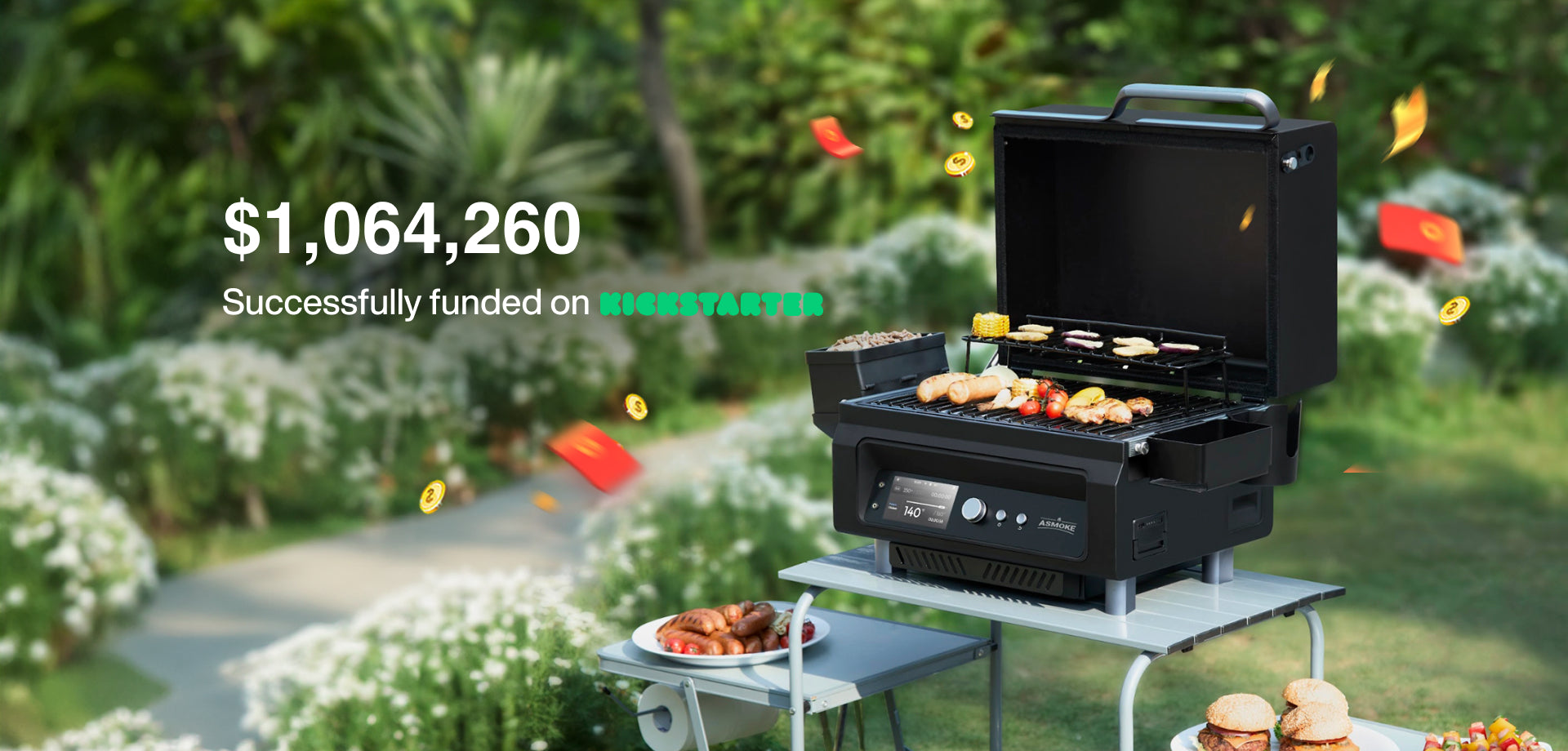 Asmoke ASMOKE Portable Pellet Grills & Smoker