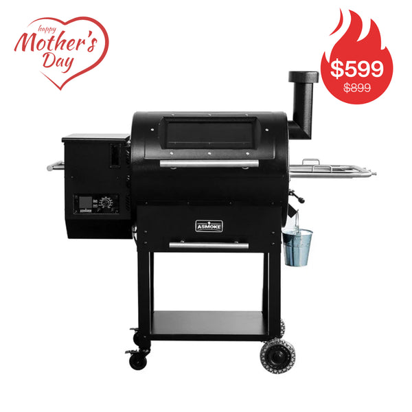 Portable Wood Pellet Grill and Smart Smoker with Built - in Screen - ASMOKE