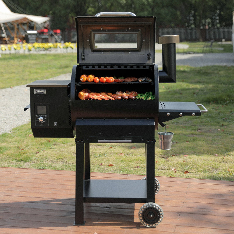 ASMOKE Skylights Wood Pellet Grill Smoker AS550P | ASCA™ - ASMOKE