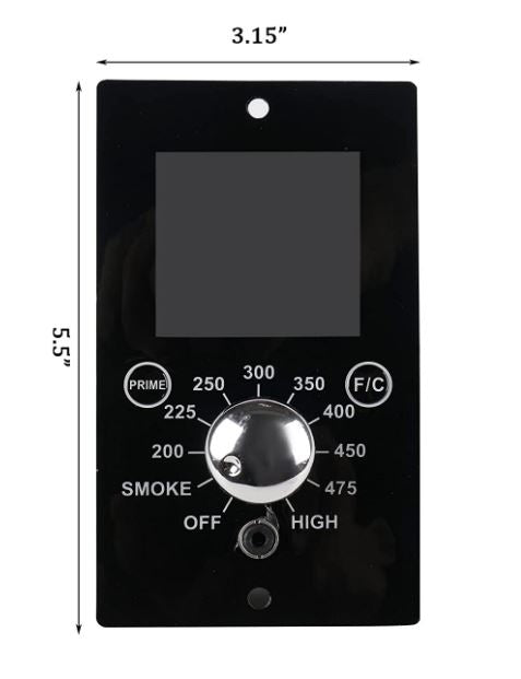 Control board with temp probe - ASMOKE