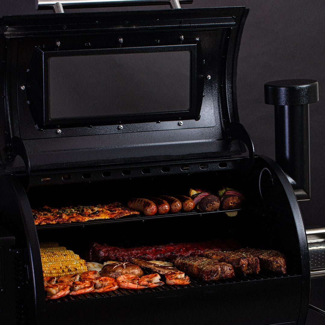 Package Discount : ASMOKE Skylights Wood Pellet Grill Smoker AS700P | ASCA™ & 100% Apple Wood Pellets - ASMOKE